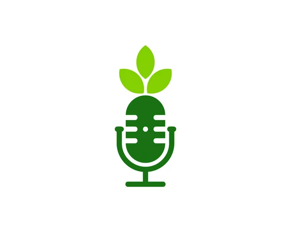 Yaprak Podcast Logo simge tasarım
