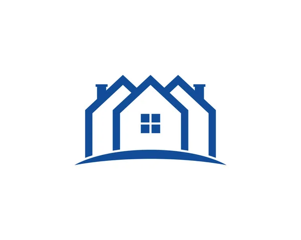 Real Estate Logo Ikon Design — Stock vektor