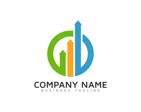 Rapport Graphique Logo Icône Design — Image vectorielle