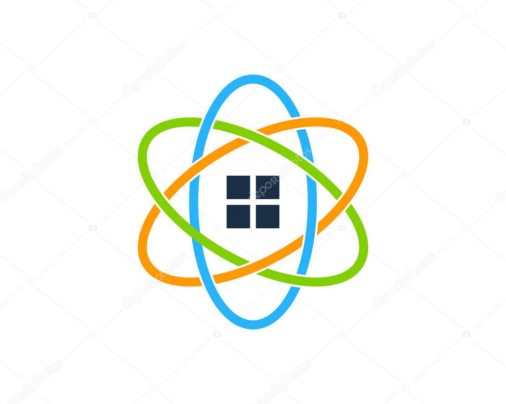 Science Real Estate Logo Icon Design