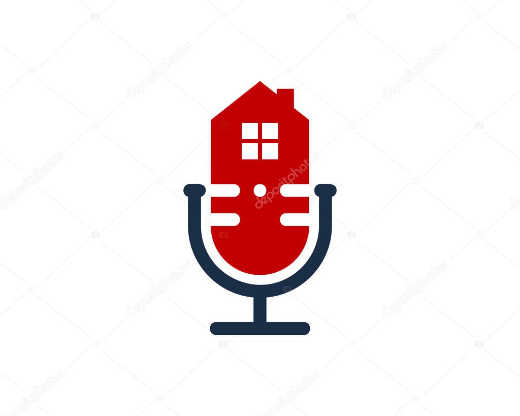 Property Podcast Logo Icon Design