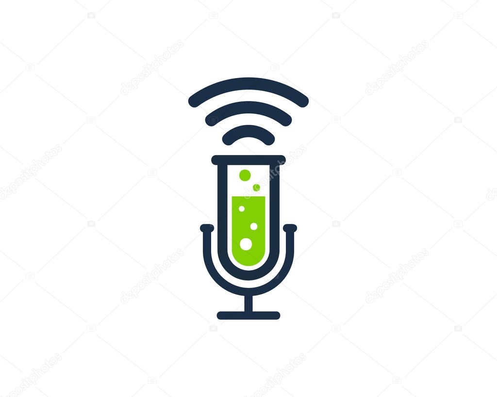 Research Podcast Logo Icon Design