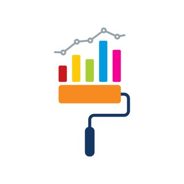 Grafik boya Logo simge tasarımı