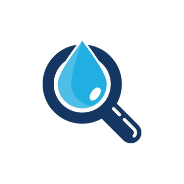 Su bul Logo simge tasarım