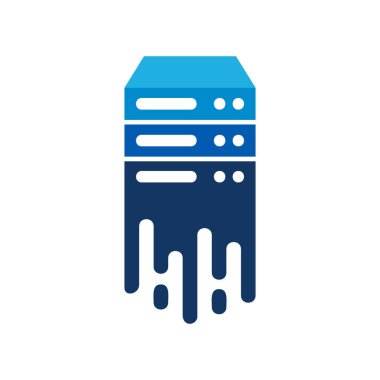 Sunucu boya Logo simge tasarım