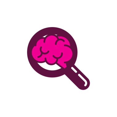 Beyin bul Logo simge tasarım