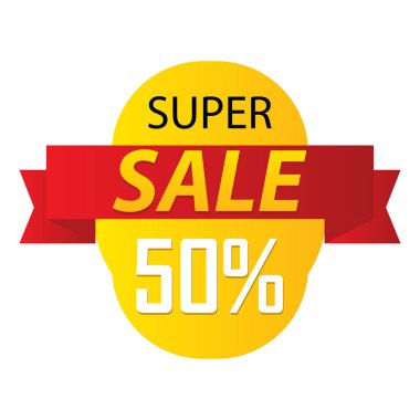 Satış rozet etiket Logo simge tasarım