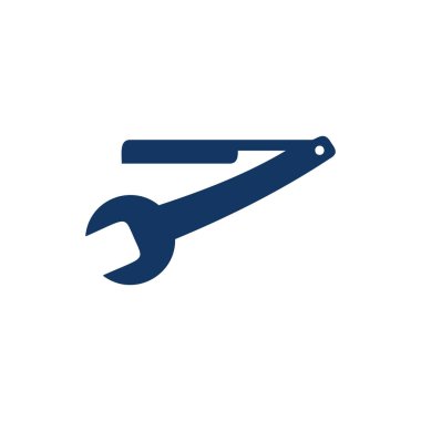 Kuaför onarım Logo simge tasarım