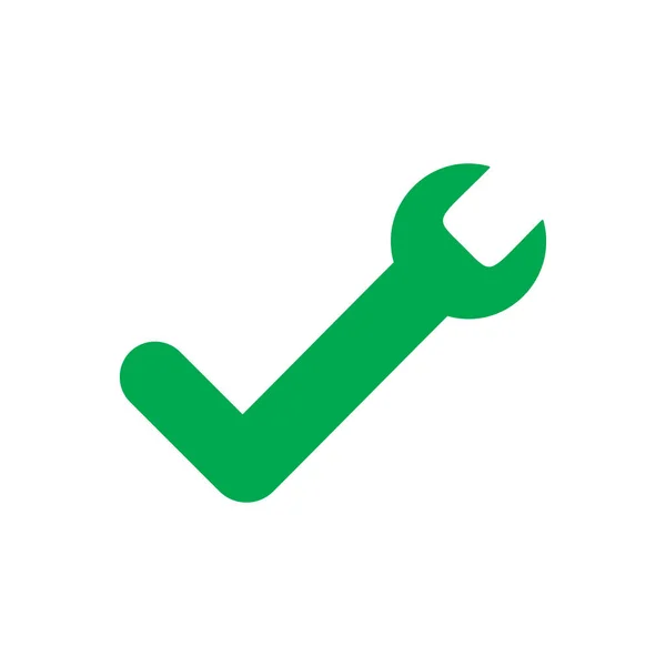 Comprobar Reparación Logo Icon Design — Vector de stock