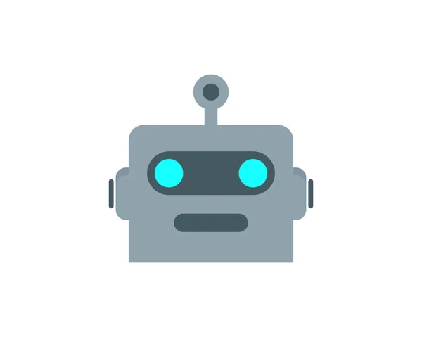 Robot Logo Icon Design — Stock Vector