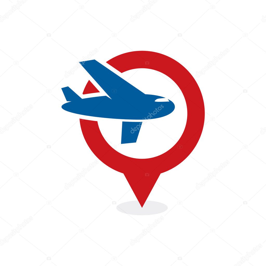 Travel Point Logo Icon Design