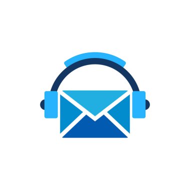 Posta müzik Logo simge tasarım