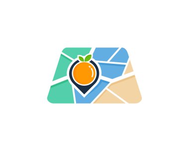 Logo simgesi tasarım eşleyin. Vektör çizim