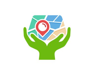 Logo simgesi tasarım eşleyin. Vektör çizim