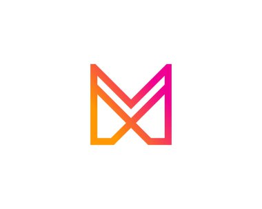 A harfi simgesi Logo tasarım öğesi 