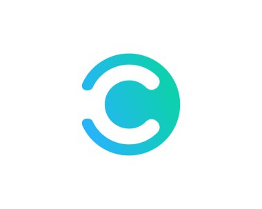 Mektup c simge Logo tasarım öğesi 