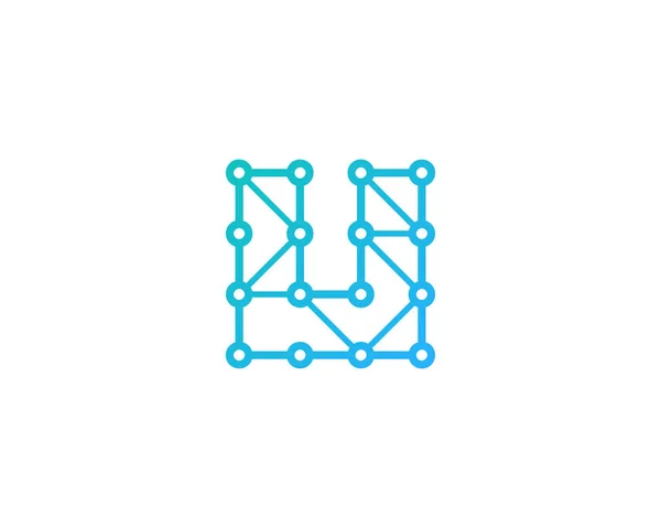 Στοιχείο Σχεδιασμού Λογότυπο Εικονίδιο Γράμμα — Διανυσματικό Αρχείο