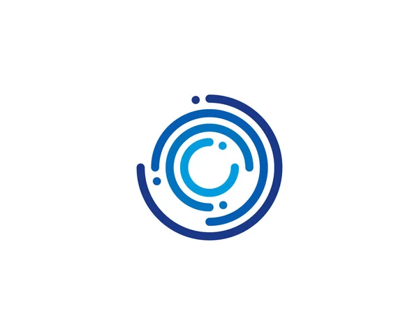Lettera Logo Icona Design — Vettoriale Stock