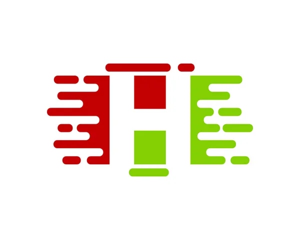 Letra Húmeda Icono Diseño Logo Elemento — Vector de stock
