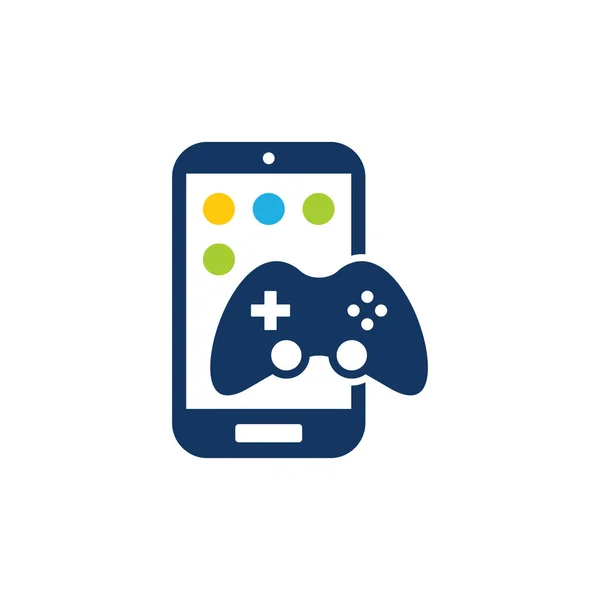 Jogo Mobile Logo Icon Design —  Vetores de Stock