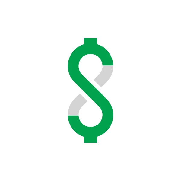 Infinity Money Logo Icon Design — Stock Vector