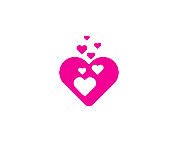 Logo Simge Tasarım Seviyorum — Stok Vektör