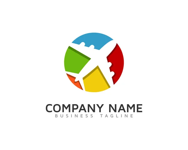 Design Ícone Logotipo Profissional Férias — Vetor de Stock