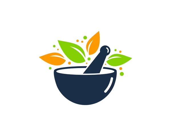 Grön Medicin Logo Ikon Design — Stock vektor