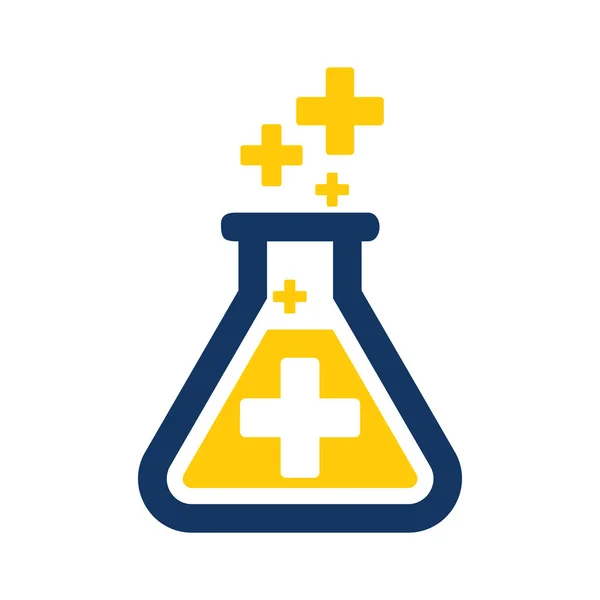 Lab Medical Logo Icon Design — Stock Vector