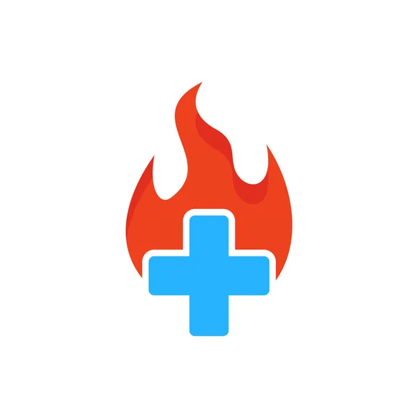 Brand Medicinsk Logo Ikon Design — Stock vektor