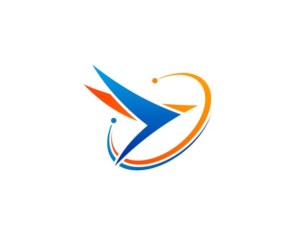 Professionele Logo Pictogram Ontwerp Vliegen Rechtenvrije Stockvectors