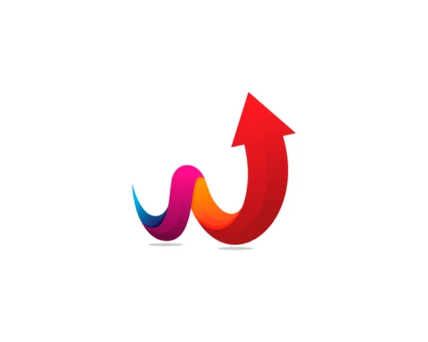Arrow Professional Logo Icon Design — Stock Vector