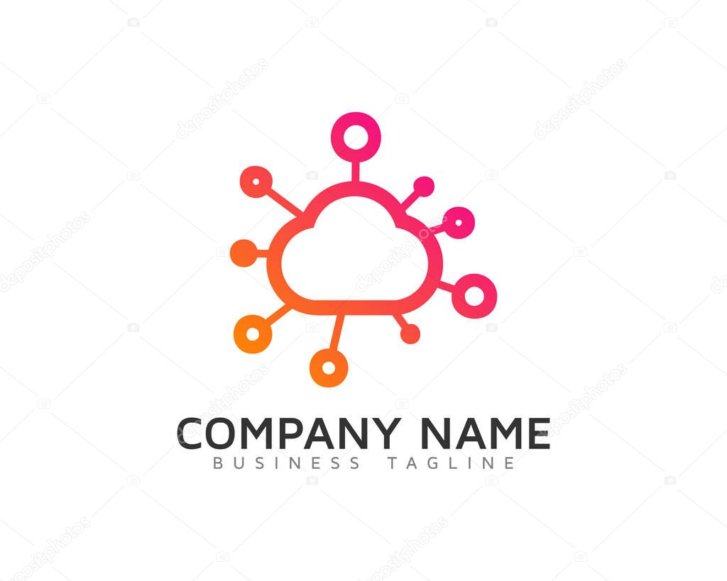 Cloud Professional Logo Icon Design