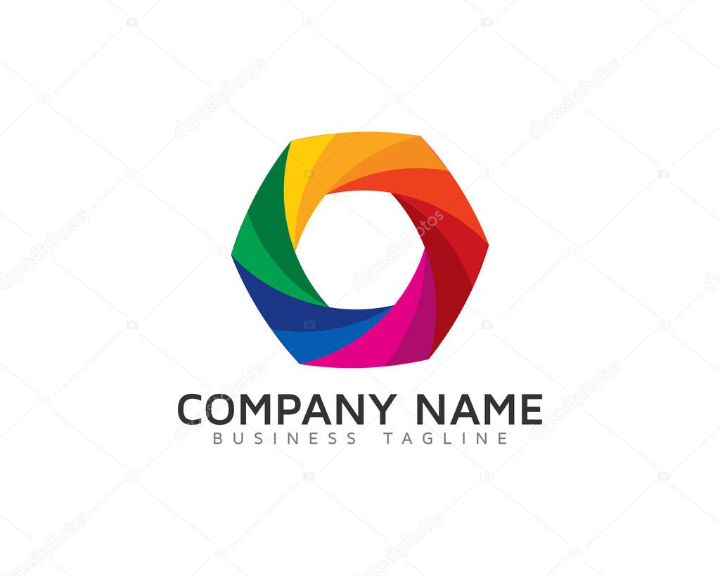 Hexagon Professional Logo Icon Design