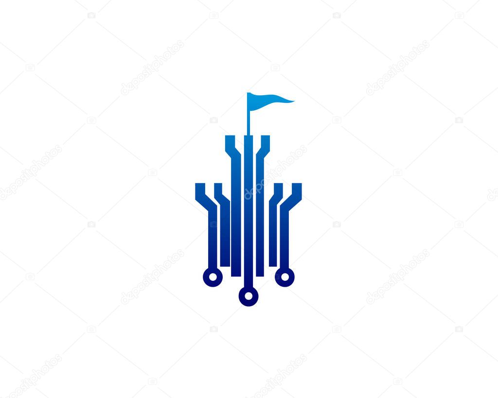 Castle Professional Logo Icon Design