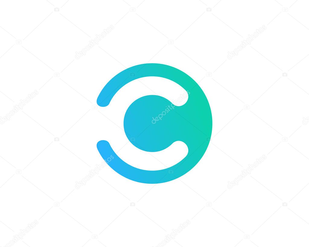 Letter  c  Icon Logo Design Element 