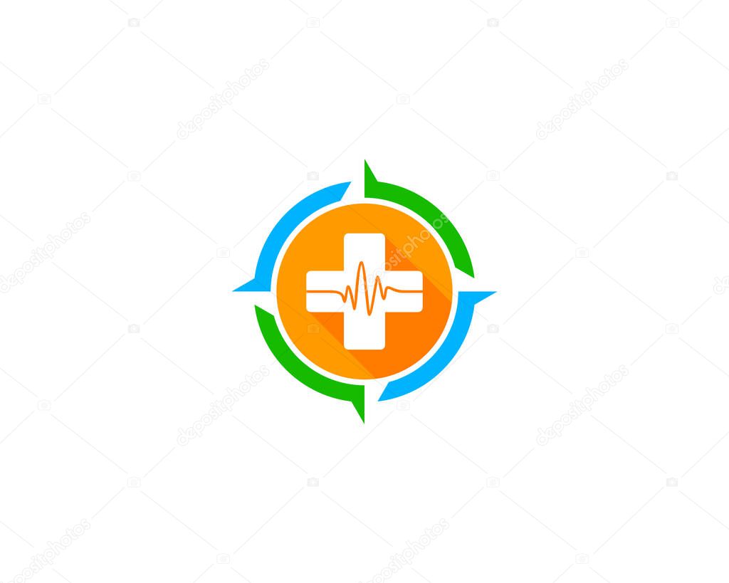 Compass Medical Logo Icon Design