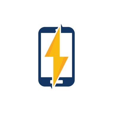 Enerji mobil Logo simge tasarım