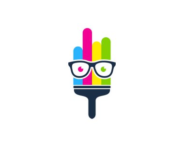 Geek boya Logo simge tasarım