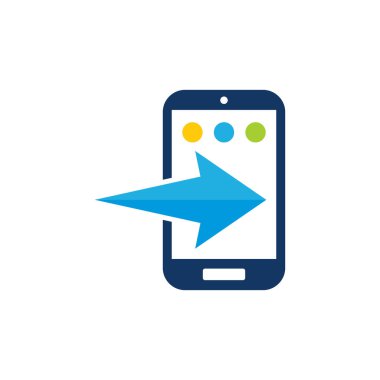 Ok mobil Logo simge tasarım