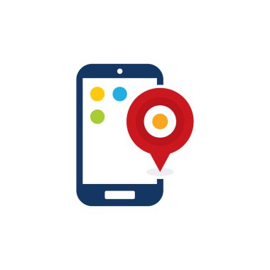 PIN mobil Logo simge tasarım