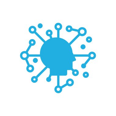 Yüz ağ Logo simge tasarım