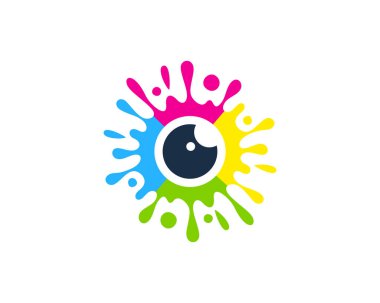 Vizyon boya Logo simge tasarım