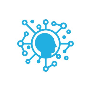 Baş Logo simge tasarımı ağ