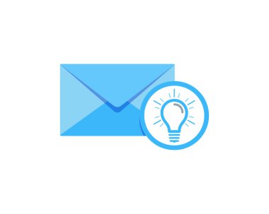 Fikir posta Logo simge tasarım