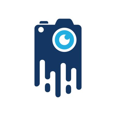 Kamera boya Logo simge tasarım