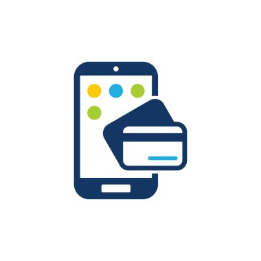 Ödeme mobil Logo simge tasarım