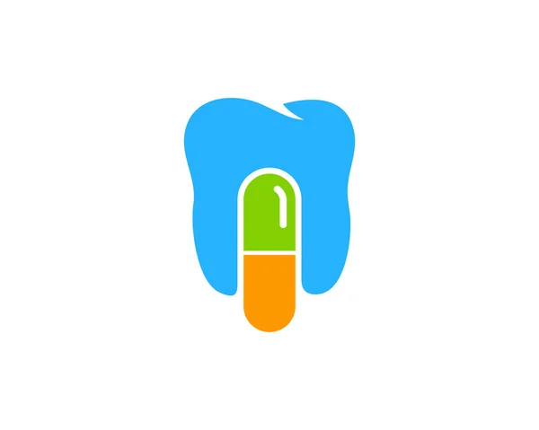 Medicina Dental Logo Icon Design —  Vetores de Stock