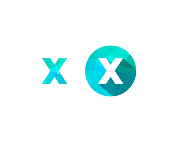 Pixel Ikon Logo Design Elem Betű — Stock Vector