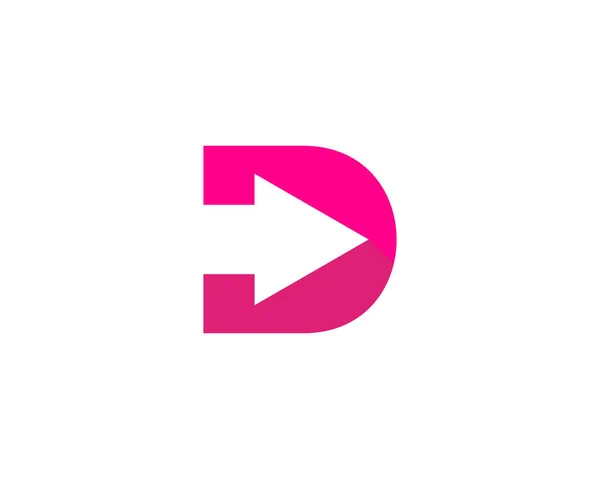 Arrow Letter Logo Icon Design — Stock Vector